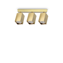 Lampa Sufitowa Ideal Lux Dynamite Pl3 Linear Square Ottone 371283
