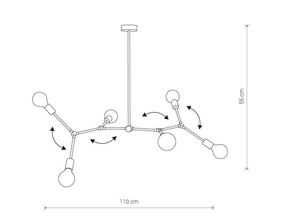 Lampa wisząca 9138 Nowodvorski Twig