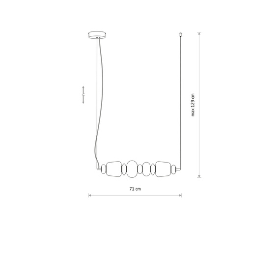 Lampa Wisząca Nowodvorski Ceramic Led 11700