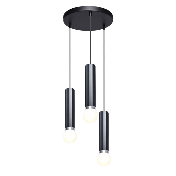 Lampa Wisząca Italux Macera Pnd-33849-3R-Bk