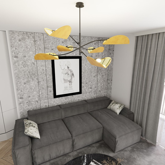 Plafon Emibig Lotus 6 Bl Mustard (1460/6)