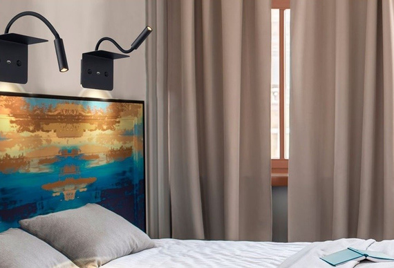 Kinkiet w kolorze czarnym Vera AZ3201 Azzardo 