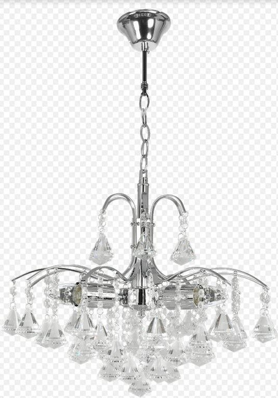 Lampa Wisząca kryształowa Elem Monte Carlo 6246/3 8C chrom