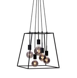 Lampa wisząca Italux Almodovi PND-11532-5-BL Czarna