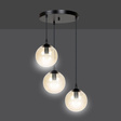 Wisząca lampa COSMO 3 BL PREMIUM MIODOWY czarny (713/3PREM) - Emibig