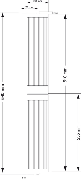 Kutek LOR-K-2(BN) Kinkiet Loretto
