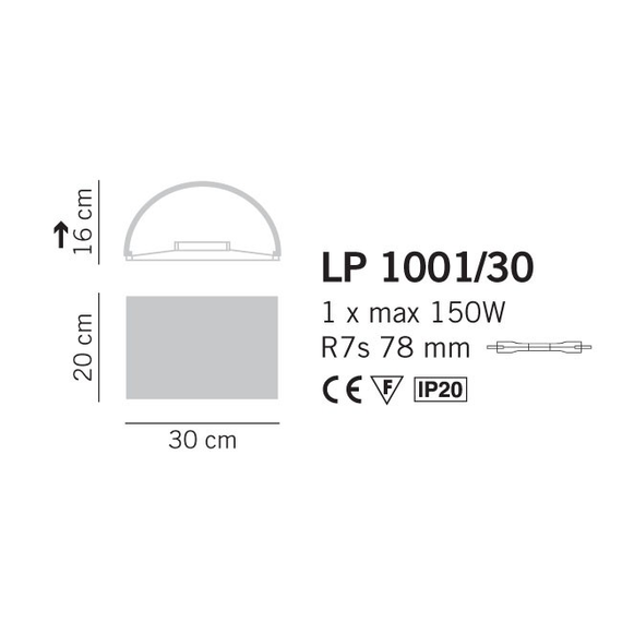 Kinkiet Lampade Italiane REFLEX LP 1001/30 orange