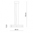 Żyrandol nowoczesny akustyczny 66493 + 66779 Ramko Echo 40cm 