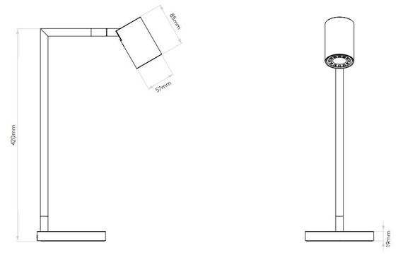 Lampa Nocna Astro Ascoli 1286017