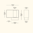Lampa zewnętrzna Estiluz Frame P-4054X czarny antracyt