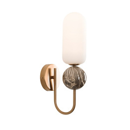 Kinkiet z kamieniem naturalnym MaxLight Roma W0380
