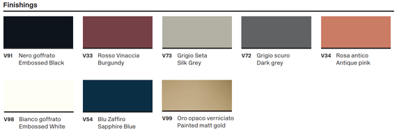 Lampa wisząca Masiero Cupolè BIL 3 niebieska