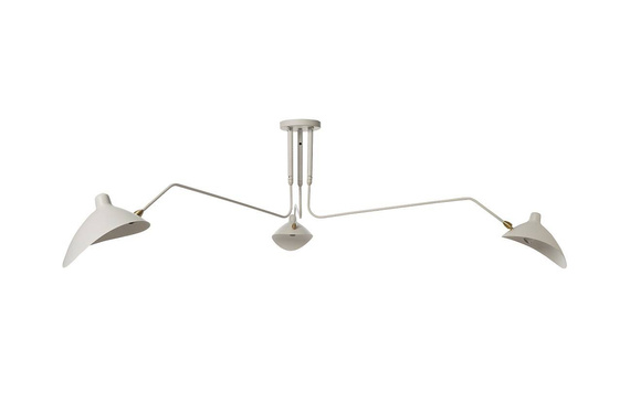 Duży plafon w stylu loft Berella Light Estra 3 WH BL5442