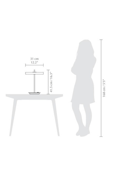 VITA Copenhagen Lampa stołowa Asteria 2305
