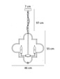 Lampa wisząca Berella Light Mignes BL0055