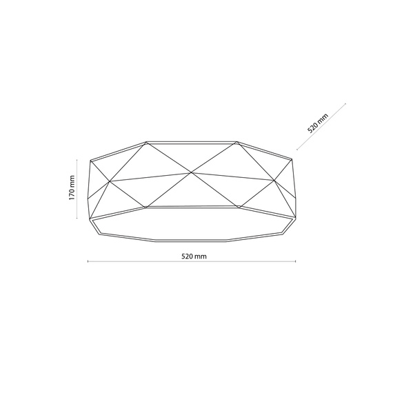 Lampa Sufitowa TK Lighting Kantoor 6195