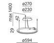 AQForm Buclo Lampa wisząca 59951-L930-D9-00-12