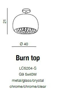 AZZARDO Burn Top Plafon AZ0699