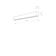 Oprawa Ścienna Nowodvorski Straight Wall Led M 7561