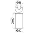 Oprawa gruntowa Novolux Pussa 654D-L0104F-03