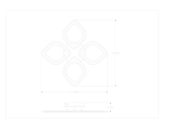 Lampa Sufitowa Zuma Line Illumia 003064-031236