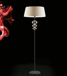 Lampa podłogowa Vintage MUSA złota/brązowa