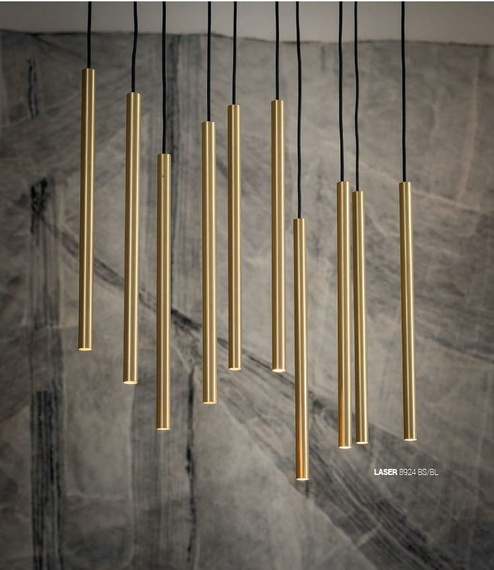 Lampa wisząca 8924 Nowodvorski Laser Mosiądz