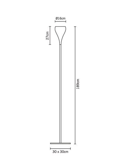 Lampa podłogowa Fabbian BIJOU D75 C01 15 chrom