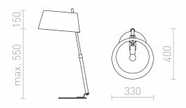 Lampa stołowa Redlux Ritzy R12486