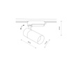 Lampa Do Szynoprzewodu Nowodvorski Profile Tinos Led 30W 10388 4000K