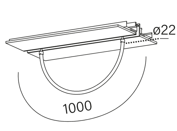 Lampa do szynoprzewodu Tube 3000K 16512-M930-D9-00-12 Aqform