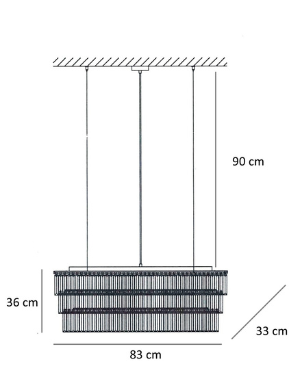 Lampa wisząca Berella Light Lester 6 BL0171