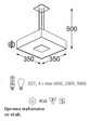 Cleoni Vandura 350 Lampa wisząca