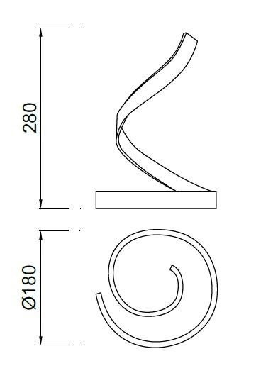 Lampa stołowa Mantra Nur XL 4986
