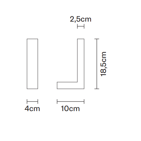 Lampa ścienna Fabbian Lancetta F70 D01 12