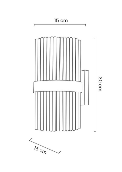 Oprawa Ścienna Moosee Garda MSE1501100336
