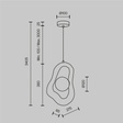Żyrandol Maytoni Opus MOD380PL-01GR