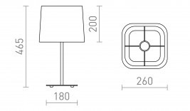 Lampa stołowa Redlux Perth R13663