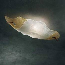 Plafon Sillux FIRENZE LS P/212 bursztynowy/miedziany 100 x 40 cm