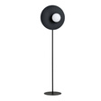 Podłodowa lampa OSLO LP BLACK/OPAL czarny (1187/LP) - Emibig