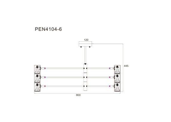 Żyrandol Zuma Line Pedro 003064-034690
