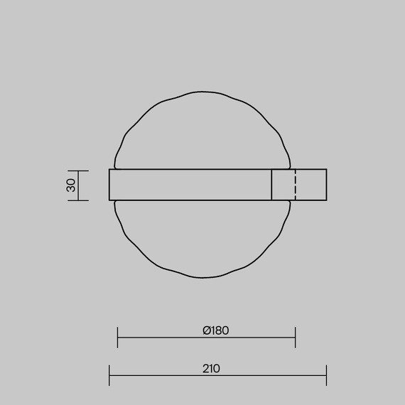 Oprawa Ścienna Maytoni Misterio MOD379WL-L6B2.7K