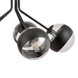 Wisząca lampa NOVA 5 BLACK/STRIPE czarny (1139/5) - Emibig