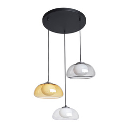 Lampa Wisząca Italux Ainale Pnd-54637-3-Bk-Sg