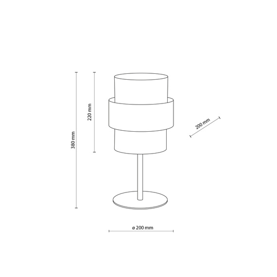 Lampka Biurkowa TK Lighting Calisto 5404