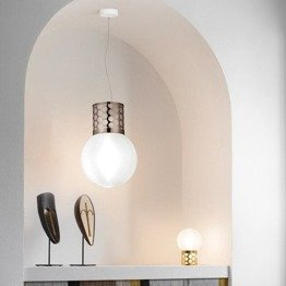 Lampa wisząca Slamp Atmosfera Pewter