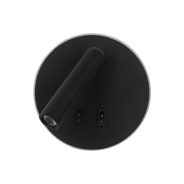 Italux Lampa ścienna Furla WL-53742-1-BK