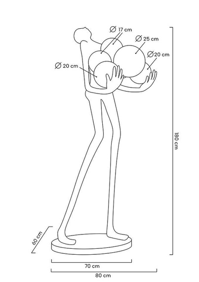 Lampa Podłogowa Moosee Human MSE1501100427