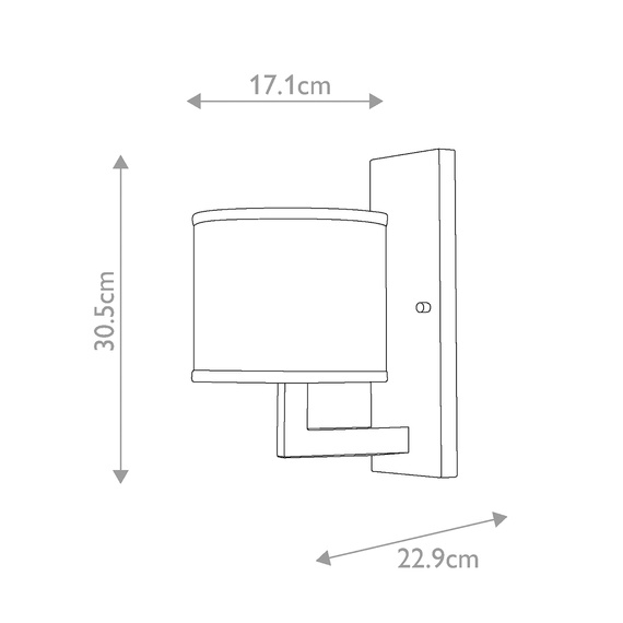 Oprawa Ścienna Elstead Lighting HK-HAMPTON1-BB