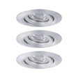 Paulmann Lampa wpuszczana PL94297 Nova IP23 2700K 3x4W